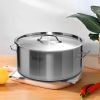 SOGA 14L Top Grade Thick Stainless Steel Stock Pot 18/10