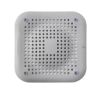 1pc Square Drain Hair Catcher; Hair Filter With Suction Cup; Sink Anti-Clog Filters; Tub Shower Floor Drain Plugs; Easy To Install; Suit For Bathroom;